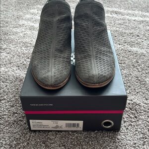 Vince Camuto Women's Perforated Ankle Boots - Gray